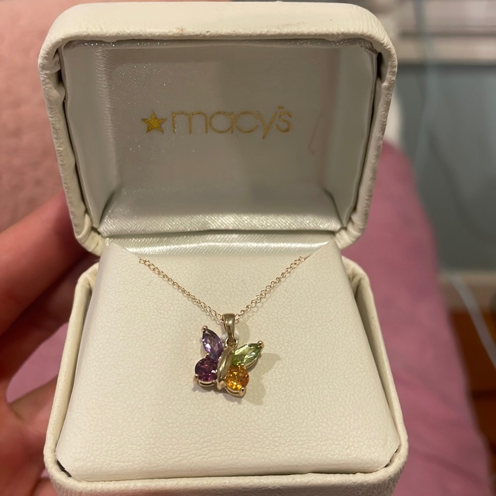 COPY - Macys butterfly necklace